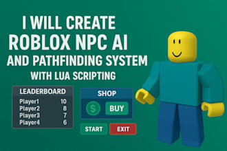 create roblox npc ai and pathfinding system with lua scripting