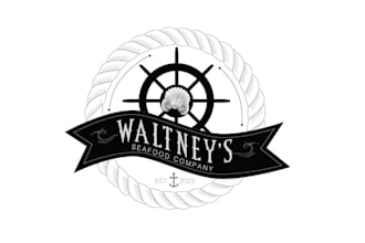 create vintage bold sophisticated seafood company logo
