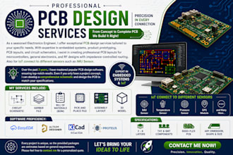 do pcb design pcb layout and circuit schematic