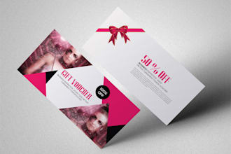 design creative movie tickets or shopping vouchers