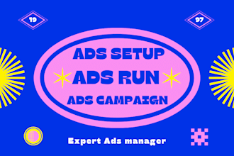 be facebook, youtube, tiktok, instagram ads setup and manage grow your business