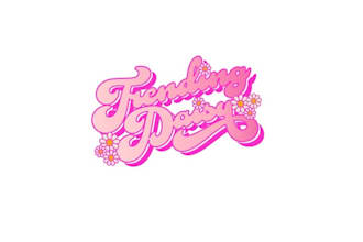 design fun hippie clothing brand logo