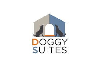 design beautiful dog house builders logo
