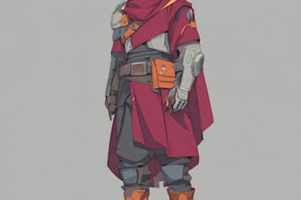 design characters oc art, fanart, dnd, anime, fantasy sci fi