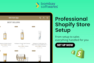 set up a conversion ready shopify store with theme apps and payment