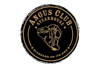 design flawless angus club steakhouse logo