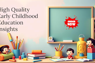 do lesson plans, early childhood, research, nursing and special education tasks