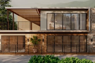 do exterior design of your facade