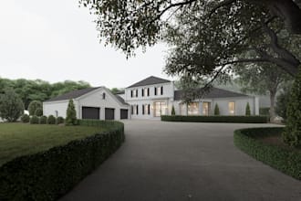 do exterior design of your facade