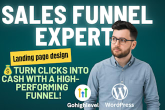 build gohighlevel landing page, gohighlevel sales funnels, go high level website