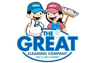 design sustainability great cleaning company logo