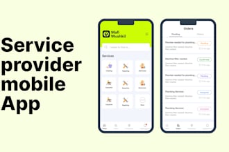 develop service provider app, contractor booking app, vendor management app