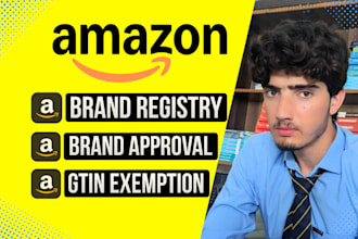 fix amazon brand registry, brand approval, gtin exemption