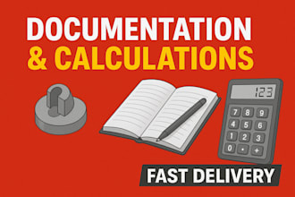 create engineering documentation, bom and design calculation reports