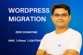 migrate your wordpress website to AWS or cpanel