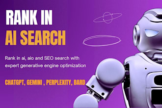 rank in ai, aio and SEO search with expert generative engine optimization