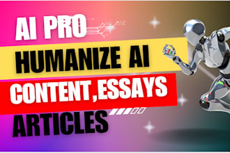 humanize ai content, manually rewrite, edit chatgpt essays article
