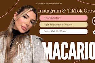 be your social media manager and content creator