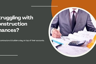 manage construction accounting, bookkeeping and cost control