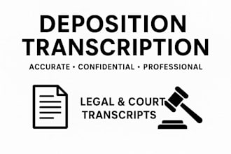 do professional deposition transcription services fast