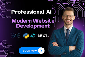 develop a modern ai website and ai integrations