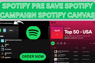 do spotify pitch , spotify pre save , pre save campaign , spotify canvas