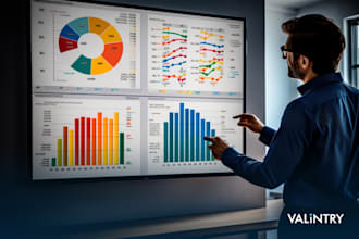 do tableau excel data analysis KPI power bi or excel dashboard as data analyst