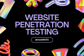 perform web application penetration testing with report