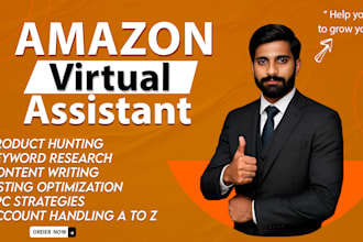 be your amazon virtual assistant and PPC expert