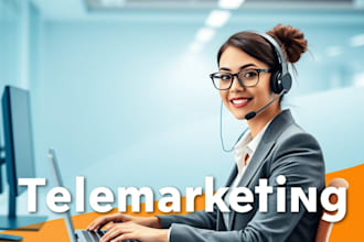 do telemarketing, expert cold calling, sales calls, and appointments setting