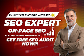 do on page SEO optimization for wordpress, webflow, weebly and wix website