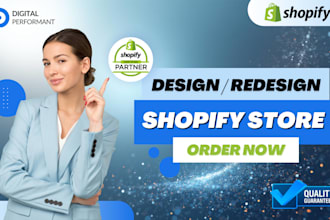 develop, design, and launch your ecommerce shopify website