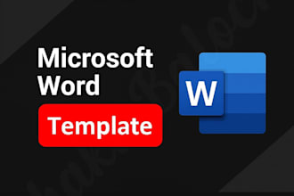 create microsoft word template with formatting and branding