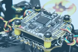 design drone flight controller pcb, stm32 schematic, layout, and firmware