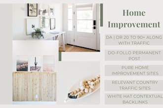 create high authority guest posts on home improvement
