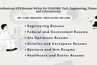 winning ats resume for finance aviation, civil engineering, lifescience, usajobs