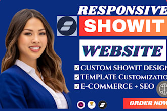 create, a modern, responsive and SEO friendly showit websites