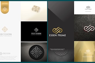create a luxury fashion, crown, diamond, clothing, and jewelry logo for branding