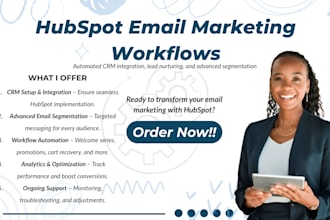create hubspot email workflows for lead nurturing  automation
