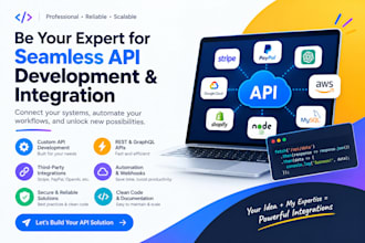 be your expert for seamless API development and integration