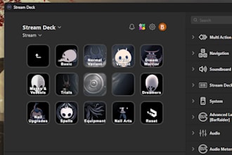 create a custom stream deck profile