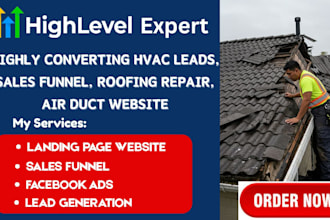 design hvac website roofing contractor handyman construction pestcontrol website