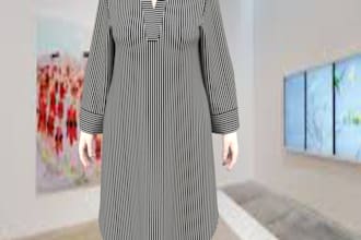 to make 2d pattern and 3d dressing sketch and grading chart