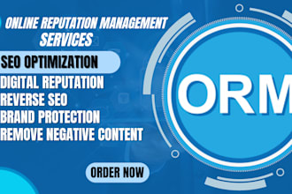 do online reputation management, ORM for your brand and individuals