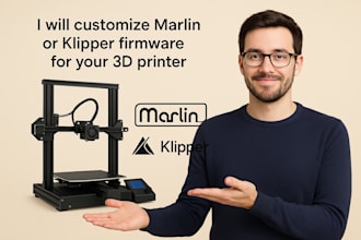 customize klipper or marlin firmware for your 3 for better 3d prints