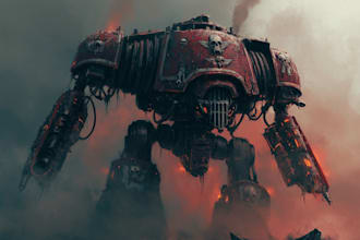 paint a warhammer illustration
