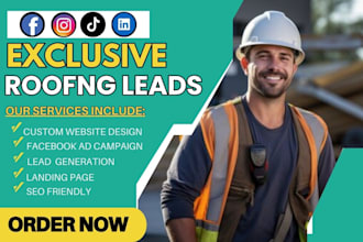 generate roofing leads construction leads solar hvac leads roofing landing page