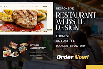 design restaurant website food website design redesign restaurant website