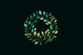 design a custom botanical logo and brand identity
