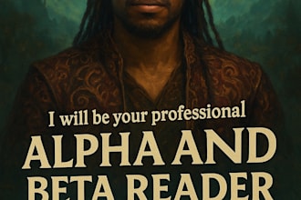 be your professional alpha and beta reader for fantasy, fiction, and poetry